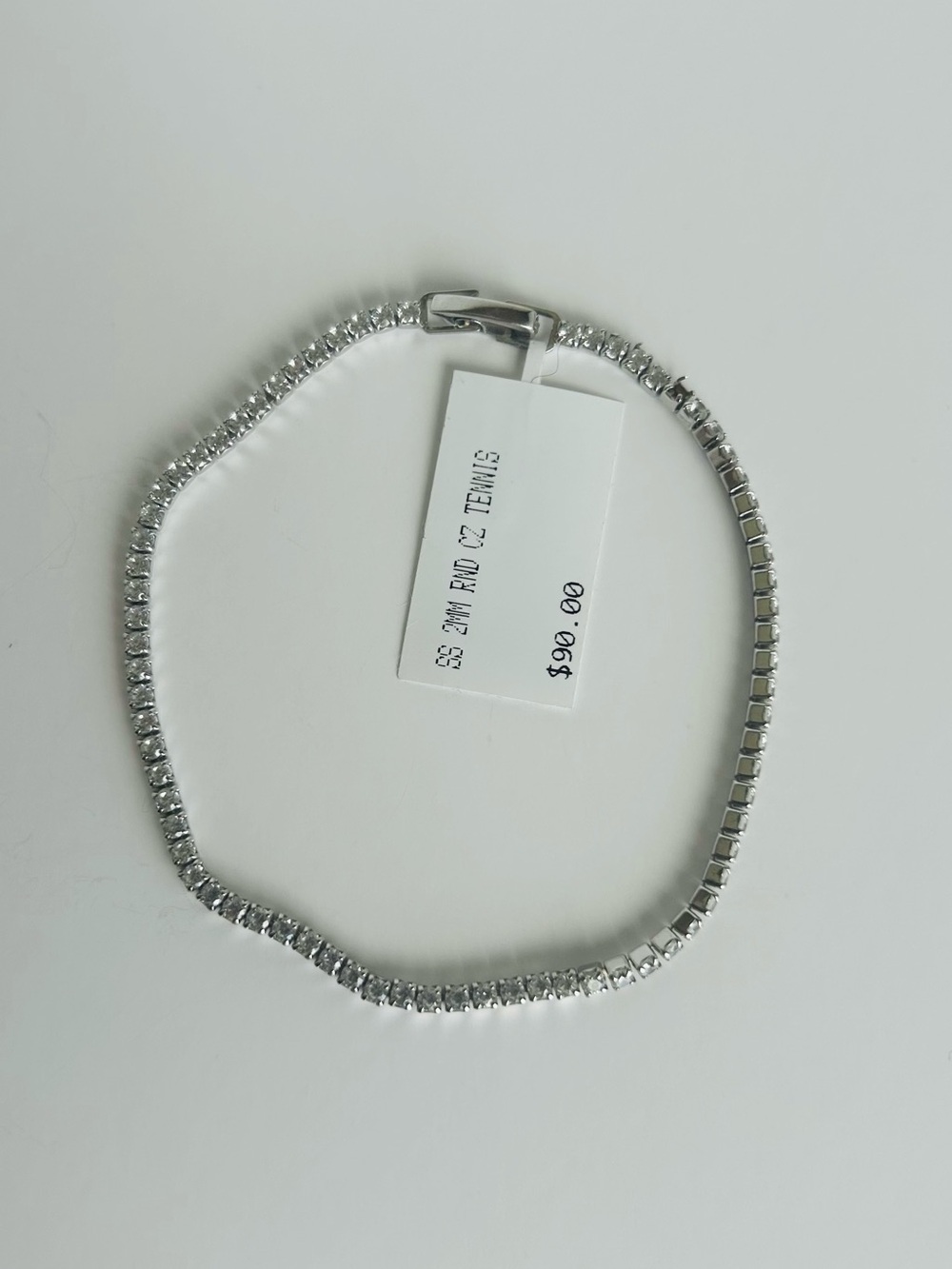 Giani Bernini Cubic Zirconia Tennis Bracelet Silver 7 inches